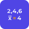 Калькулятор среднего арифметического