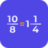 Simplifying Fractions Calculator Logo