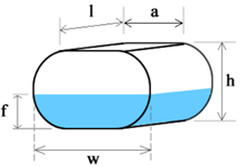 Calcolatore di Volume del Serbatoio