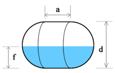 Calculadora de Volume de Tanque